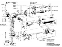 Bosch 0 601 311 001  Angle Grinder 110 V / Eu Spare Parts
